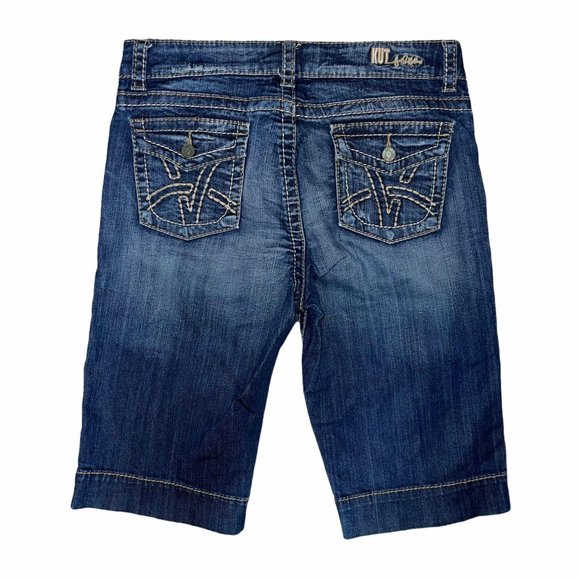 Kut from the Kloth Distressed Bermuda Shorts 10 - Picture 6 of 8